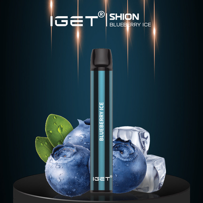 緑豊かな氷Nicの塩の使い捨て可能なVape Cbdのペン600のパフ2.4ml Iget Shion