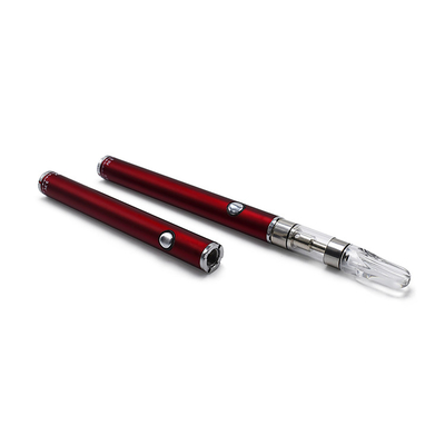 Cbdは厚いVapeのペン電池510の糸350mAhの調節可能な電圧を運ぶ