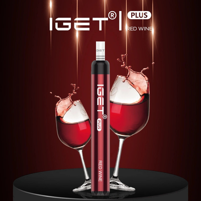 650mAh IGET Vape使い捨て可能な小型Eのタバコ1200のパフ4.8ml