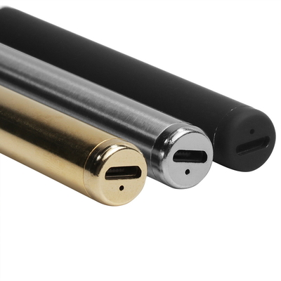 金属の円形の先端CBD使い捨て可能なVapeのペンの陶磁器のコイルの暖房0.5mlのガラス タンク