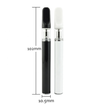使い捨て可能な円形の先端1.4ohm D5 Cbd Eのタバコのカートリッジ