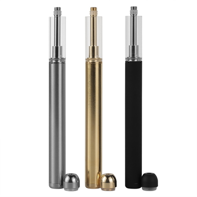 ステンレス鋼のガラス タンク陶磁器のコイル0.5ml 1.0ml 350mah電池D5/D5A CBD Vapeのペン