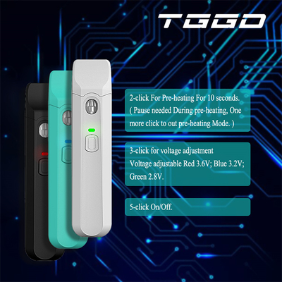 280mah 1.0ml P15 CBD使い捨て可能なVapeのペン注文色のポータブル