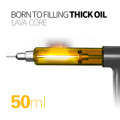 厚いオイルのための銀製240V 50ml 510の糸のカートリッジ詰物銃