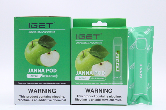 Lycheeの氷IGET Vapeの使い捨て可能なニコチンのポッド450のパフ