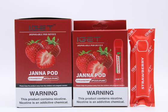 Lycheeの氷IGET Vapeの使い捨て可能なニコチンのポッド450のパフ