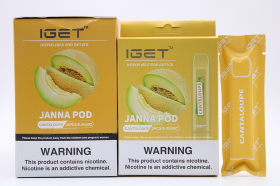 元のIGET JANNA Vapeのペン450のパフIGET Eの液体の電子タバコ