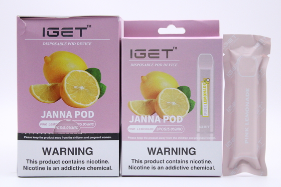 元のIGET JANNA Vapeのペン450のパフIGET Eの液体の電子タバコ