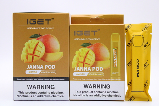元のIGET JANNA Vapeのペン450のパフIGET Eの液体の電子タバコ