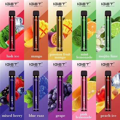 使い捨て可能なキット650mAh 1200のパフ4.8ML 5%のニコチンとIGET