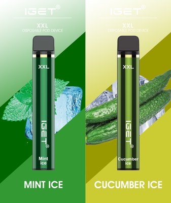 良質IGET Vape IGET XXL 1800の使い捨て可能なニコチンのペン