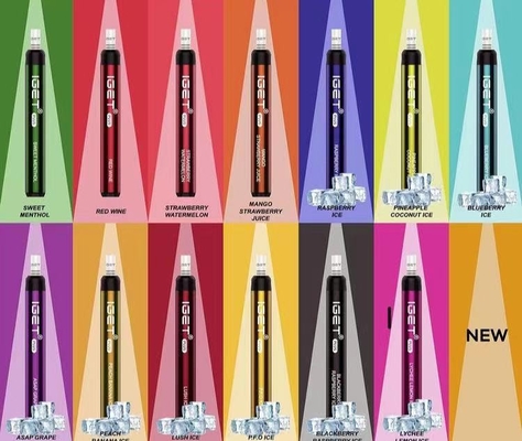 100%元のIGETのタバコIGET 1200のプラス650mah電池6%のニコチンのVapeのペン