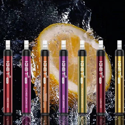 100%元のIGETのタバコIGET 1200のプラス650mah電池6%のニコチンのVapeのペン
