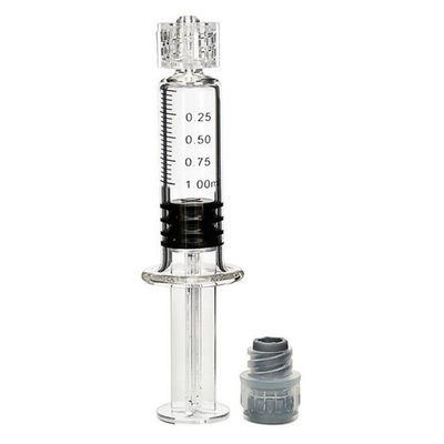 CBD THC DELTA8オイルのガラス スポイト、IPlayecigs Luerロックのスポイト1ml