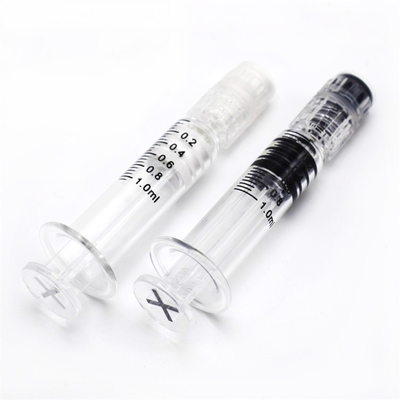0.5ml 1ml空の明確なThcオイルのガラス スポイトの使い捨て可能なLuerロックの不必要な注入