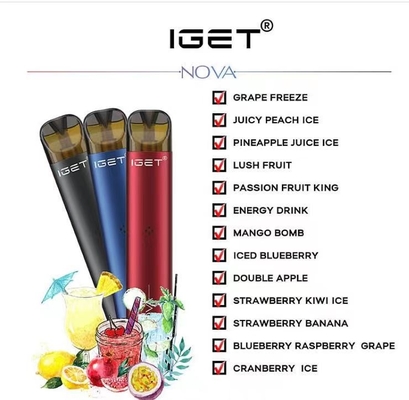 在庫の元のIGET Vape IGETの新星3の種類6%のニコチンのVapeの始動機のキット