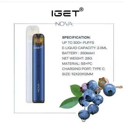 在庫の元のIGET Vape IGETの新星3の種類6%のニコチンのVapeの始動機のキット