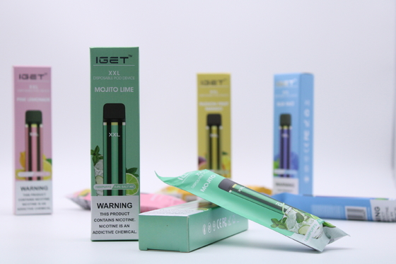 元のIGET XXL 1800は電子タバコのポッド装置キット使い捨て可能な950mAh電池の吹く