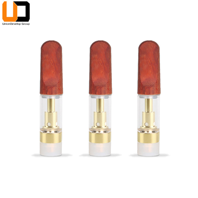 陶磁器のコイル0.5ml 1ml CBD Vapeのカートリッジ ポッド システム木製の先端ガラス