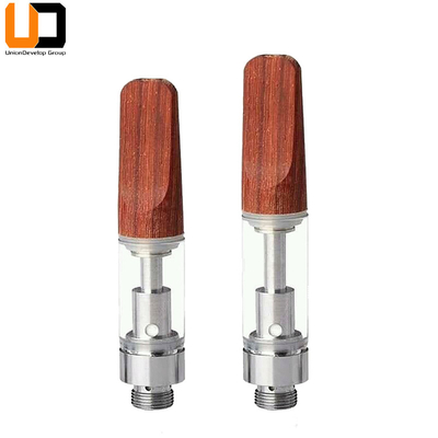 陶磁器のコイル0.5ml 1ml CBD Vapeのカートリッジ ポッド システム木製の先端ガラス