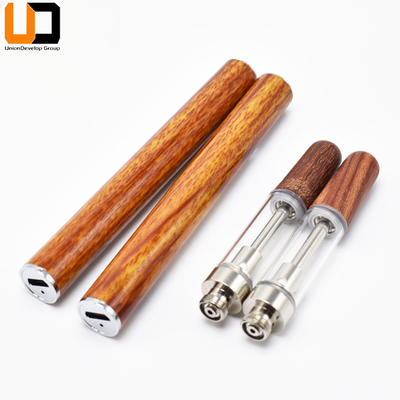陶磁器のコイル0.5ml 1ml CBD Vapeのカートリッジ ポッド システム木製の先端ガラス