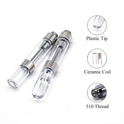 縦の陶磁器1.4ohm 0.45ml CBD Vapeのカートリッジ噴霧器