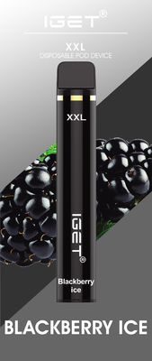 使い捨て可能なXXL 1800f 7.0ml IGET Vape Disposable 30 Flavors Smoke Pen