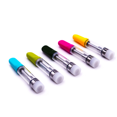 卸し売り1ml Vapeの噴霧器の陶磁器のコイルのCbdのオイル タンクのVapeの漏出カートリッジ無し