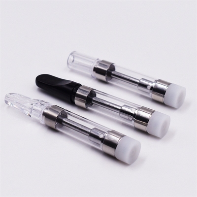熱い販売のプラスチック先端1mlのガラス タンク510糸のcbdオイルの陶磁器のコイルの熱するvapeのカートリッジ