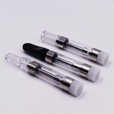 熱い販売のプラスチック先端1mlのガラス タンク510糸のcbdオイルの陶磁器のコイルの熱するvapeのカートリッジ