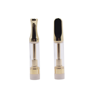 工場直売のcbdの注文のロゴCBDの金属先端0.4/0.5/0.92/1ml 510の糸の使い捨て可能なカートリッジ