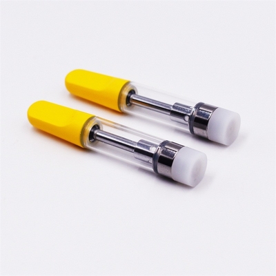510糸陶磁器のVapeはCbd無鉛オイルの注文のロゴ0.5ml 1mlガラス タンク デルタ8オイルのカートリッジを運ぶ