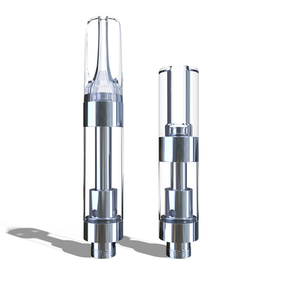卸し売りCBD THC D8オイルの蒸発器の平らな円形のプラスチック先端1mlのカートリッジ