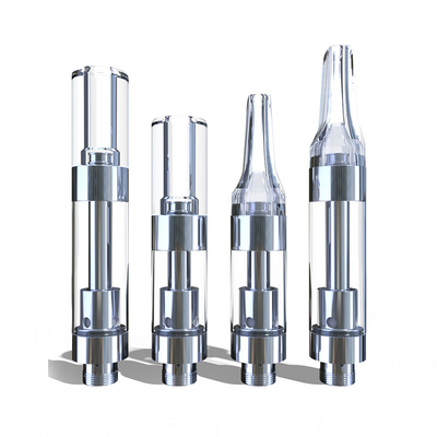 先端のデルタ8オイルの使い捨て可能なカートリッジ0.5ml 1ml注文の陶磁器のコイルのCbdのプラスチック カートリッジ ガラス空タンク