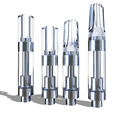 卸し売りCBD THC D8オイルの蒸発器の平らな円形のプラスチック先端1mlのカートリッジ