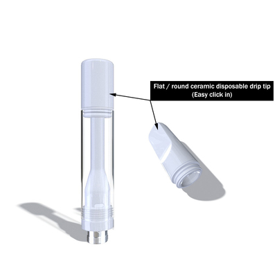2022新製品のVapeのカートリッジ厚く/薄いオイル1mlのためのすべての陶磁器物質的な適合
