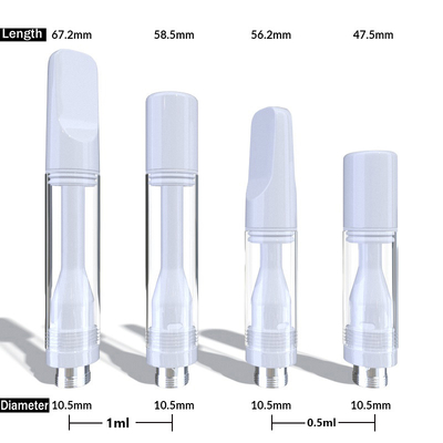2022新製品のVapeのカートリッジ厚く/薄いオイル1mlのためのすべての陶磁器物質的な適合
