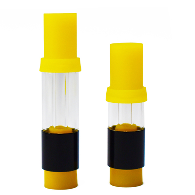 卸し売り完全なガラス0.5ml 1mlの厚い蜂蜜のオイル タンクの陶磁器のコイルのvapeのカートリッジ