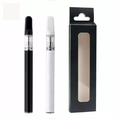 再充電可能で/使い捨て可能な注文のロゴ0.5/1.0mlの陶磁器のコイルのcbdのthcオイルのvapeのペン400mAh