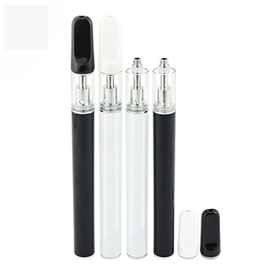 再充電可能で/使い捨て可能な注文のロゴ0.5/1.0mlの陶磁器のコイルのcbdのthcオイルのvapeのペン400mAh