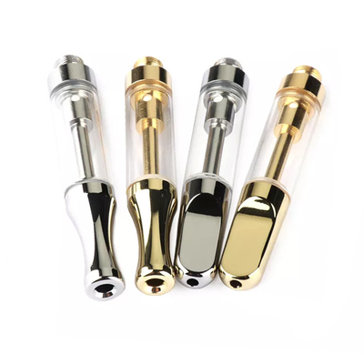 注文のロゴCBDオイルの噴霧器0.5ml 1ml 510の糸の使い捨て可能なカートリッジ