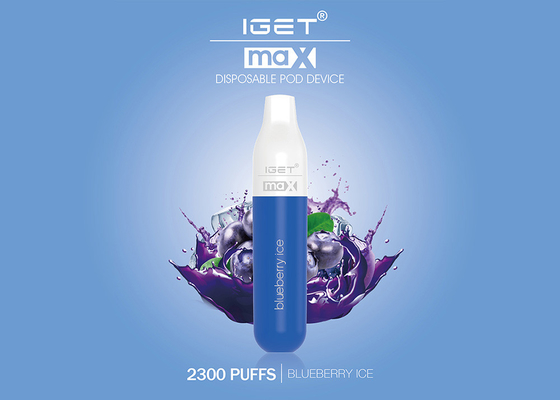 8.0ml IGET MAX 2300は使い捨て可能な電子タバコ16色吹く