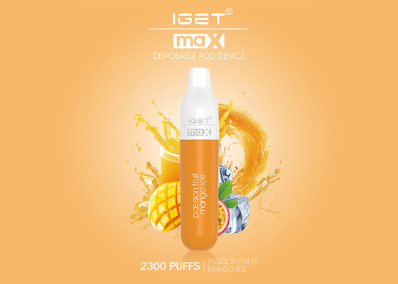 8.0ml IGET MAX 2300は使い捨て可能な電子タバコ16色吹く