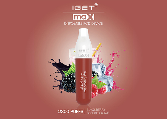 8.0ml IGET MAX 2300は使い捨て可能な電子タバコ16色吹く