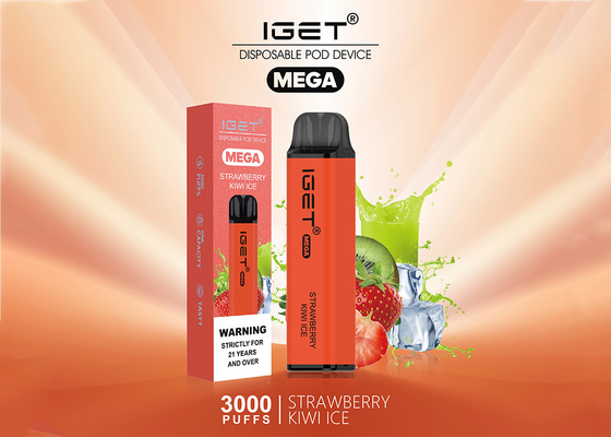 使い捨て可能なIGETのメガvapesは3000のパフeタバコ味の10のmlの蒸発器実を結ぶ