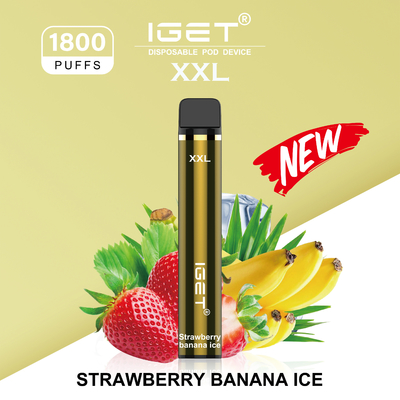 元のIGETの工場電子タバコのigetのxxl 1800のパフの使い捨て可能なvapeのペン