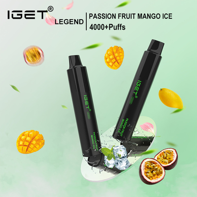 2022 Vape新しい元のIGETの伝説4000は使い捨て可能なVapeのペン5%のニコチンの吹く