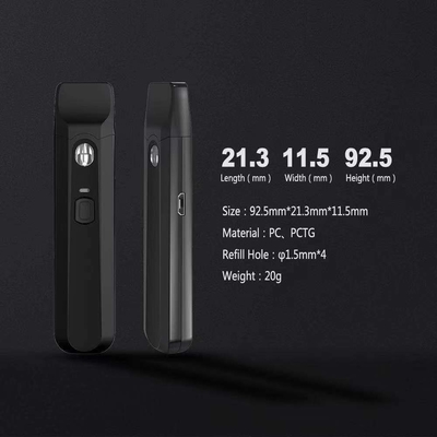 ボタン1ml 280mAh再充電可能で使い捨て可能なVapeのポッドによって予備加熱
