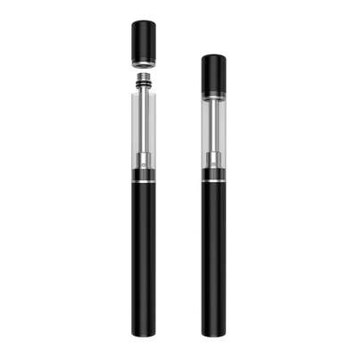 ステンレス鋼のガラス タンク陶磁器のコイル0.5ml 1.0ml 350mah電池D5/D5A CBD Vapeのペン