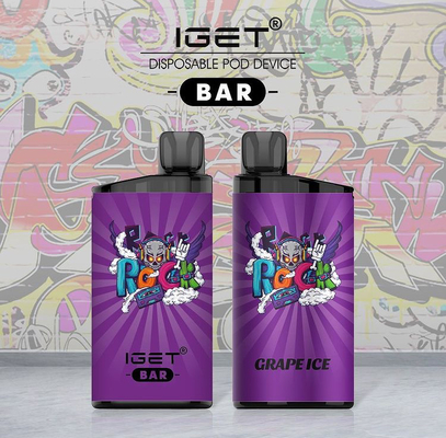 ブラックベリーのラズベリー レモンIget棒3500パフの使い捨て可能なvapeのペンの新しい味